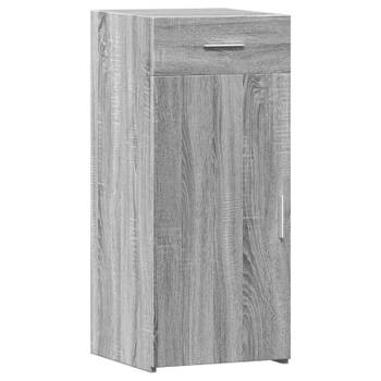 vidaXL Dressoir 40x42,5x93 cm bewerkt hout grijs sonoma eikenkleur