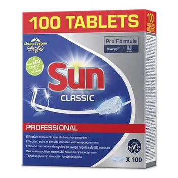 Sun - Vaatwastabletten - Classic - Regular - 100 tabs