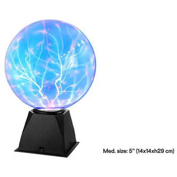 Plasma ball iTotal 14 x 14 x 29 cm Blauw Multicolour