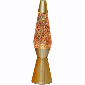 Lavalamp iTotal 40 cm Gouden Kristal Plastic