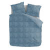 Teddy Square Dekbedovertrekset Zydante Swisstech Maanlicht Blauw 240x220 cm + 2*60x70 cm