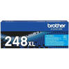 Toner met hoge capaciteit - BROTHER - TN248XLC - Cyaan - 2300 pagina's