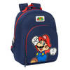 Schoolrugzak Super Mario World Marineblauw 32 x 42 x 15 cm