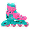 Xootz inline skates hardboot roze/turquoise maat 32-35