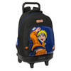 Schoolrugzak met Wielen Naruto Ninja Blauw Zwart 33 x 45 x 22 cm