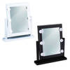 Touch of Beauty Make Up Spiegel - 6 LED Warm/Koud Wit Licht - 180 graden Kantelbaar - Wit of Zwart Willekeurig