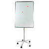 Verrijdbaar 3-in-1 flipover bord 172 tot 215 cm - flip-over board + whiteboard + magneetbord 100x70 cm op wielen