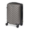 Cabine handbagage reis trolley koffer - zwenkwielen - 57 x 38 x 23 cm - 48 liter - antraciet - Handbagage koffers