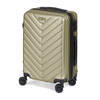 Cabine handbagage reis trolley koffer - zwenkwielen - 57 x 38 x 23 cm - 48 liter - groen - Handbagage koffers