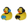 Badeendje gamer - rubber - 2 stuks - zwart en blauw - 5 cm - bad speelgoed - Badeendjes