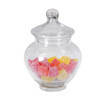 Excellent Houseware Snoeppot/voorraadpot Sweets - 2200 ml - glas - luchtdichte deksel - D14 x H19 cm - Voorraadpot