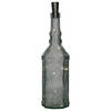 Decoratie fles - transparant - met kurk verlichting - 29,5 cm - glas - Decoratieve flessen