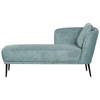 Beliani ARTHEZE - Chaise longue-Blauw-Polyester