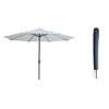 Kopu® Madrid 350 cm Grote Parasol Rond met Beschermhoes - Creme