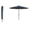 Kopu® Madrid 350 cm Grote Parasol Rond met Beschermhoes - Grijs