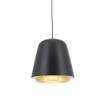 Artdelight Hanglamp Santiago Ø 35 cm zwart-goud