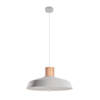 Sollux Hanglamp Afra Ø 40 cm hout beton grijs