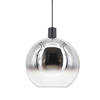 Artdelight Hanglamp Rosario Ø 30 cm glas chroom-helder