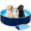 Frummel Honden Zwembad - Waterpret Opzetzwembad Huisdier - Blauw - 80 x 20cm - Opvouwbaar