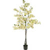 Hoyz Greenery - Kunstplant Bougainvillea 180 cm wit