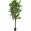 Hoyz Greenery - Kunstplant Ficus Groen 210 cm