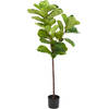 Hoyz Greenery - Kunstplant Ficus Tabaksplant 150 cm