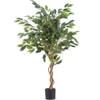 Hoyz Greenery - Kunstplant Ficus Groen 120 cm