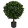 Hoyz Greenery - Buxus Kunstbal Op Stam Romeinse Stijl 85cm