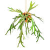 Hoyz Greenery - Kunst hangplant Staghorn op bal 89 cm