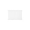 Badkamerradiator Horizontaal met middenaansluiting 600x870 mm Wit LuxeBath