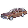 Modelauto Chevrolet LeBaron 1979 bruin schaal 1:24/22 x 8 x 6 cm - Speelgoed auto's