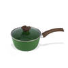 By C&P - Go Green Steelpan 18 cm met glazen deksel