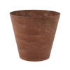 Artstone Bloempot Claire - bruin - D43 x H39 cm - met drainagesysteem - voor binnen en buiten - Plantenpotten