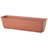 Form Plastic Plantenbak Balustrade - kunststof - terracotta - L80 x B17 x H14 cm - balkonbak - Plantenbakken