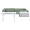 Beliani CASTELLA/FRATTE - Loungeset-Groen-Aluminium