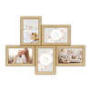 ZEP - Houten Multi Fotolijst Costanza Bruin 5x 10x15 cm (47x35 cm) - DA455