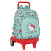 Schoolrugzak met Wielen Hello Kitty Sea lovers Turkoois 33 X 45 X 22 cm