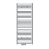 Badkamerradiator Sahara 750 x 1800 mm Chroom gebogen + middenaansluiting