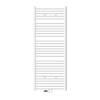 Badkamerradiator Sahara 750 x 1800 mm Wit gebogen + middenaansluiting