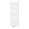 Badkamerradiator Sahara 600 x 1800 mm Wit gebogen + middenaansluiting