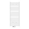 Badkamerradiator Sahara 750 x 1800 mm Wit gebogen + middenaansluiting