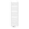 Badkamerradiator Sahara 500 x 1800 mm Wit gebogen + middenaansluiting