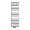 Badkamerradiator Sahara 600 x 1800 mm Chroom recht + midden aansluiting