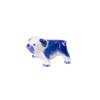 Heinen Delfts Blauw Decoratief minifiguur 'Bulldog'