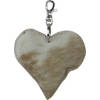 Mars & More Sleutelhanger 'Mini hart' 5cm, Bruin