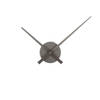 Karlsson - Wandklok Little Big Time Mini Metallic - Metallic dark grey- Ø41cm