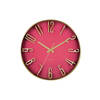 Karlsson - Wandklok Elevated Glam - Metallic dark pink- Ø35,5cm