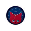 Karlsson - Wandklok Peekaboo Cat - Donkerblauw- Ø30,8cm