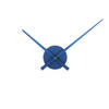 Karlsson - Wandklok Little Big Time Mini Metallic - Metallic dark blue- Ø41cm