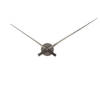 Karlsson - Wandklok Little Big Time Metallic - Metallic dark grey- Ø77,5cm